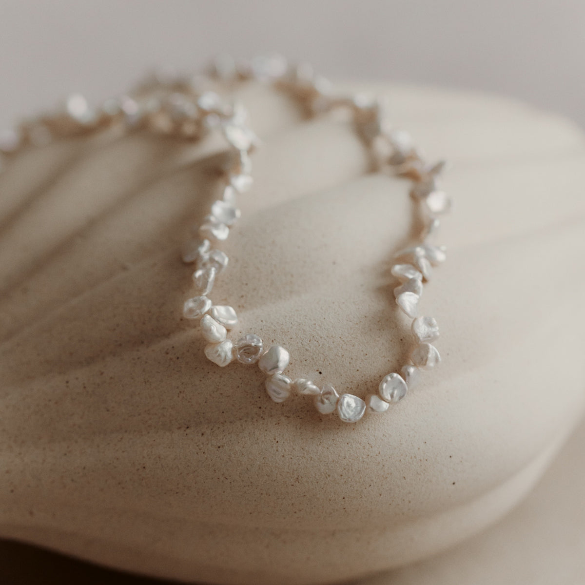 Colier din argint Brielle - Perle naturale - Indira