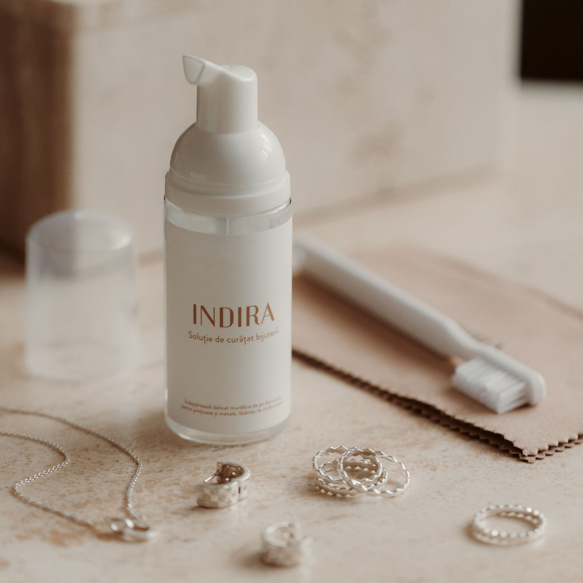 Kit de curățare pentru bijuterii - Indira