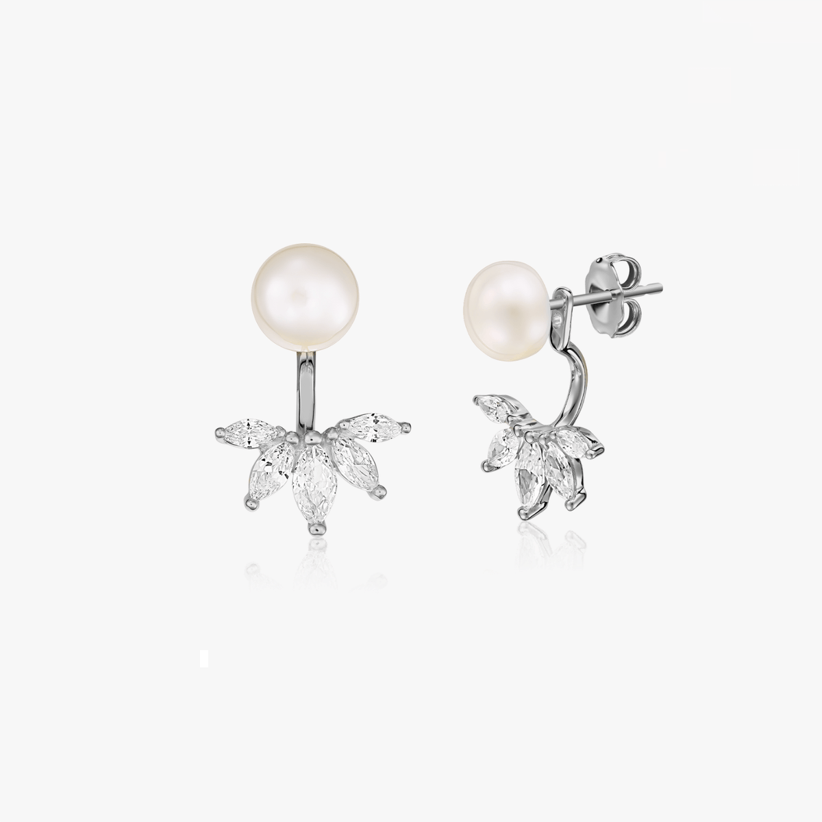 Cercei din argint Day to Night - Perle Naturale - Indira