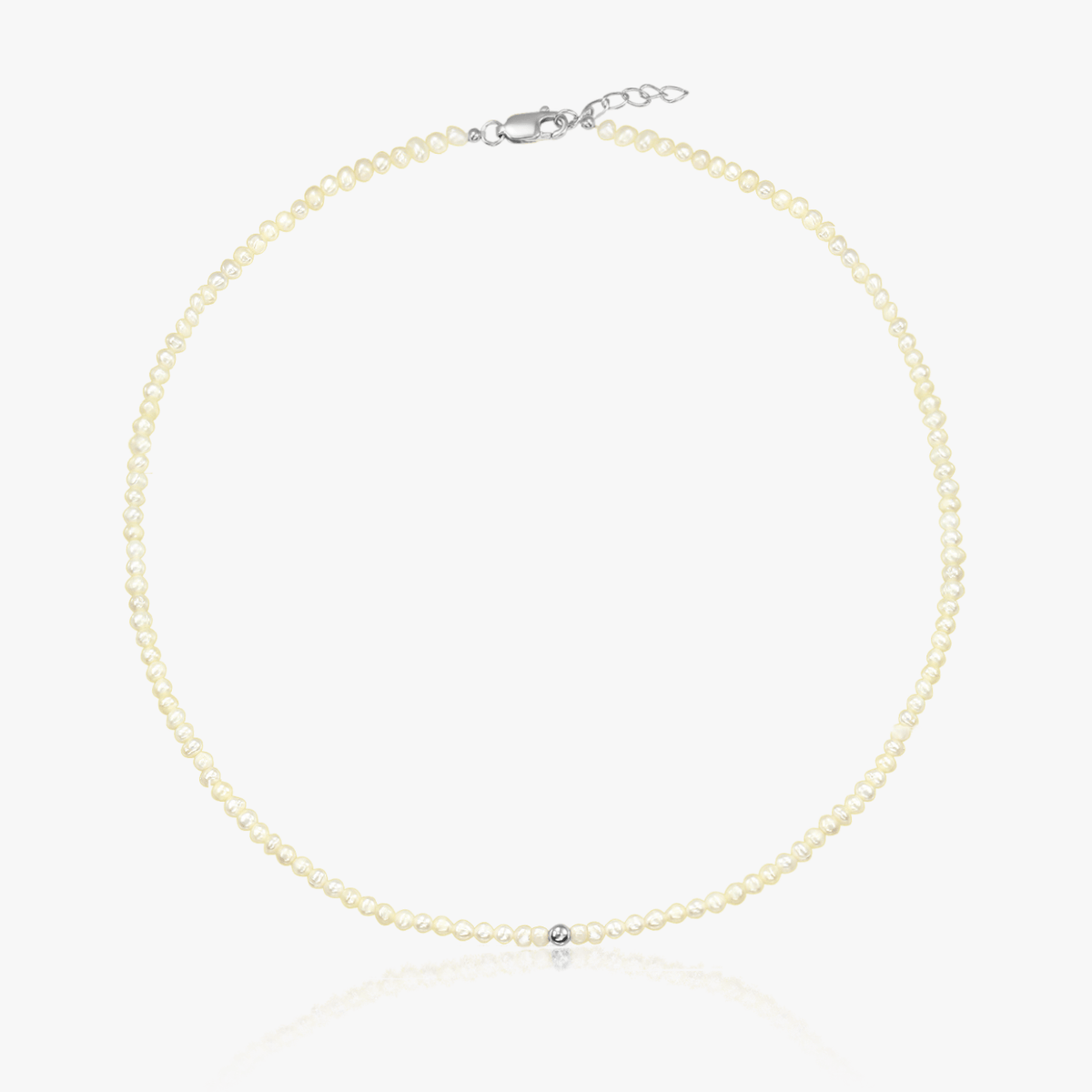 Colier din argint Glamour - Perle Naturale - Indira