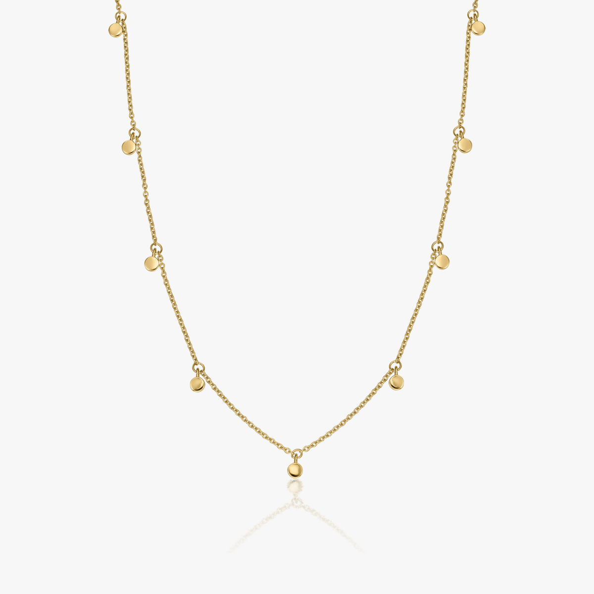 Colier din argint Golden Allegra - Indira