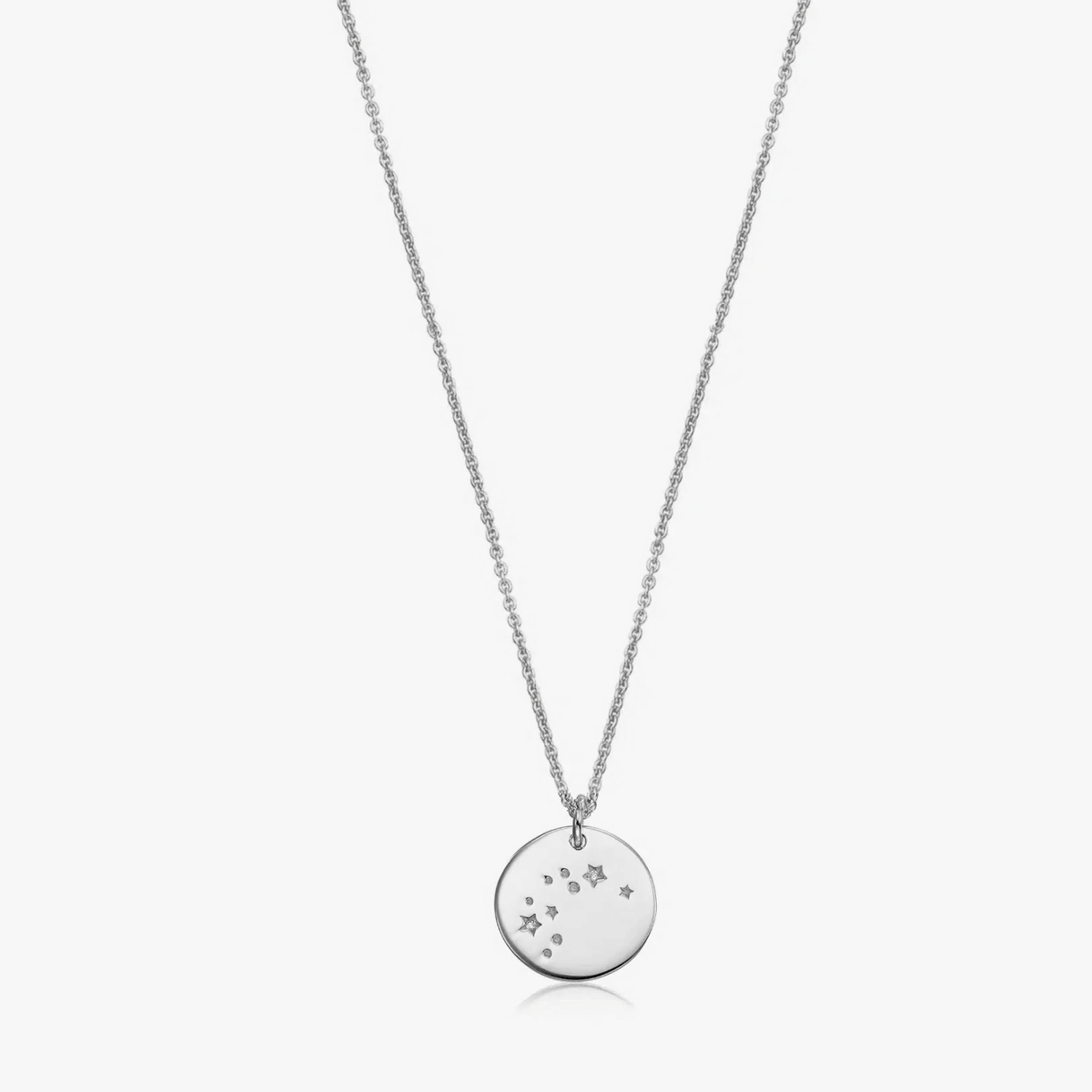 Strieborný náhrdelník Silver Zodiac - Vodnár - Indira