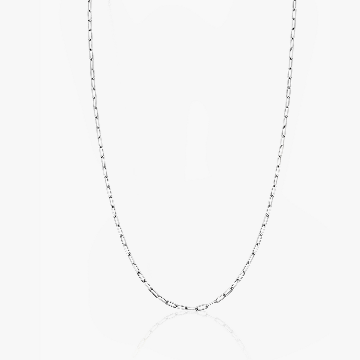 Colier din argint choker Paperclip - Indira