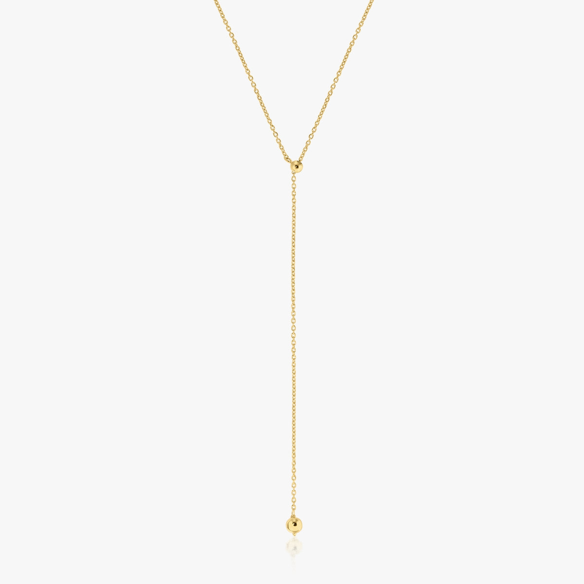 Colier din argint placat cu aur Bola - Indira