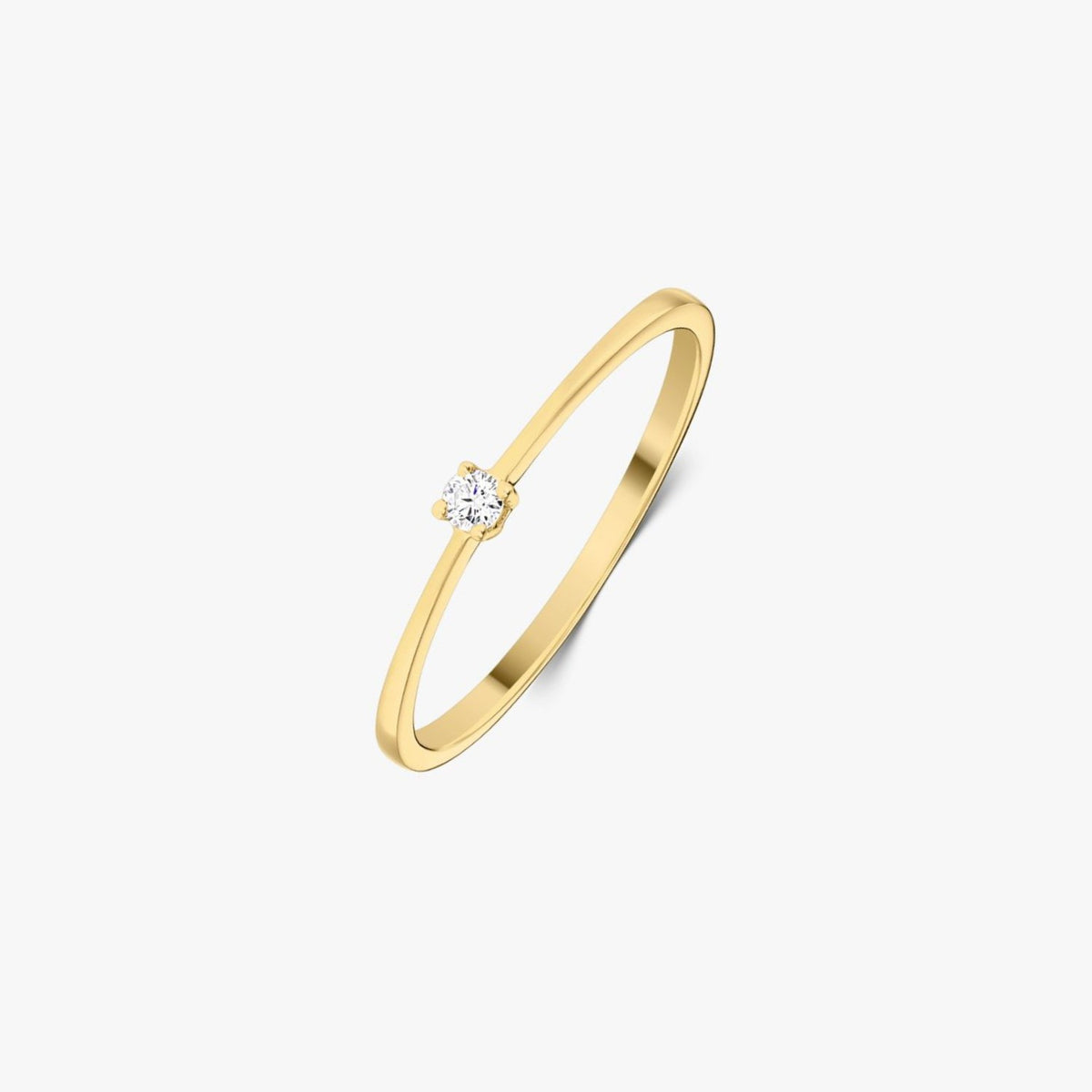 Inel din aur Timeless - Diamant 0.03 CT - Indira