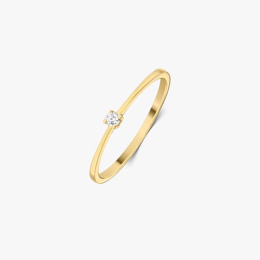 Inel din aur Timeless - Diamant 0.03 CT - Indira
