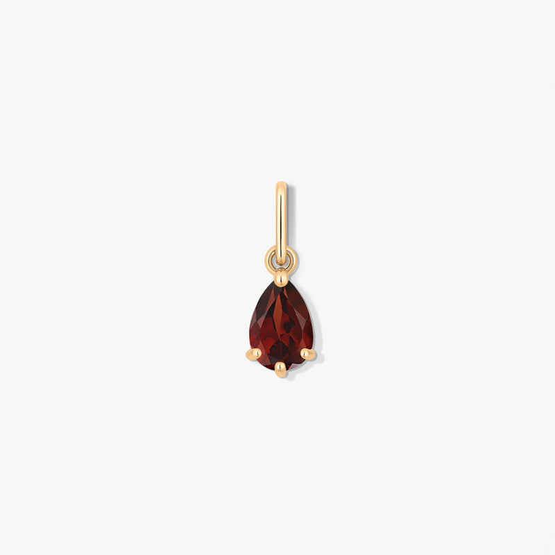 Zlatý prívesok Birthstone január – granát