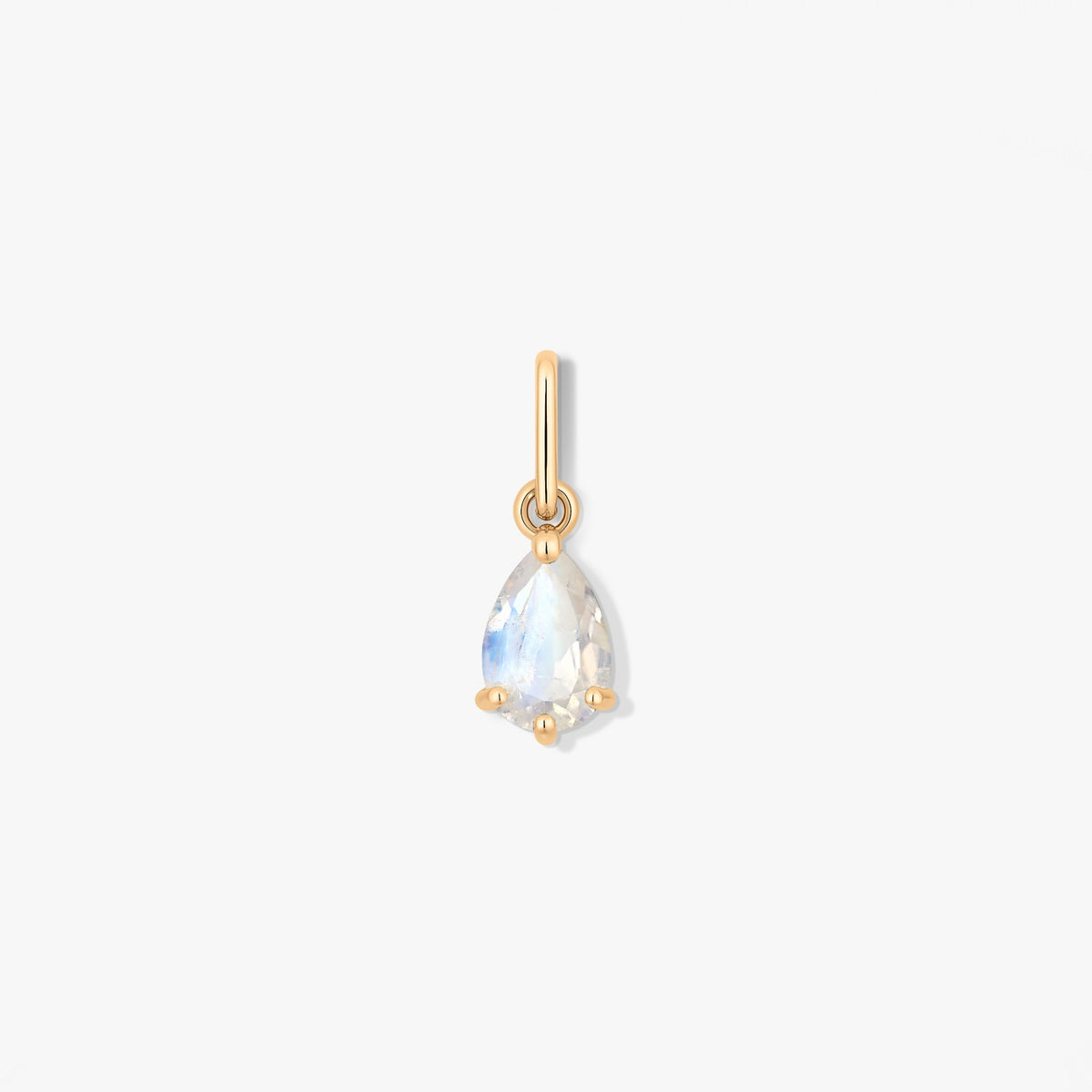 Pandantiv din aur Birthstone June - Piatra Lunii
