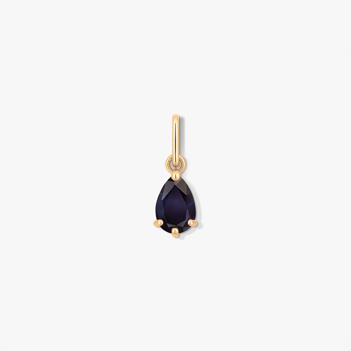 Pandantiv din aur Birthstone September - Safir