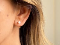 Cercei din aur Pearl Ear Jacket - Perle de Cultură