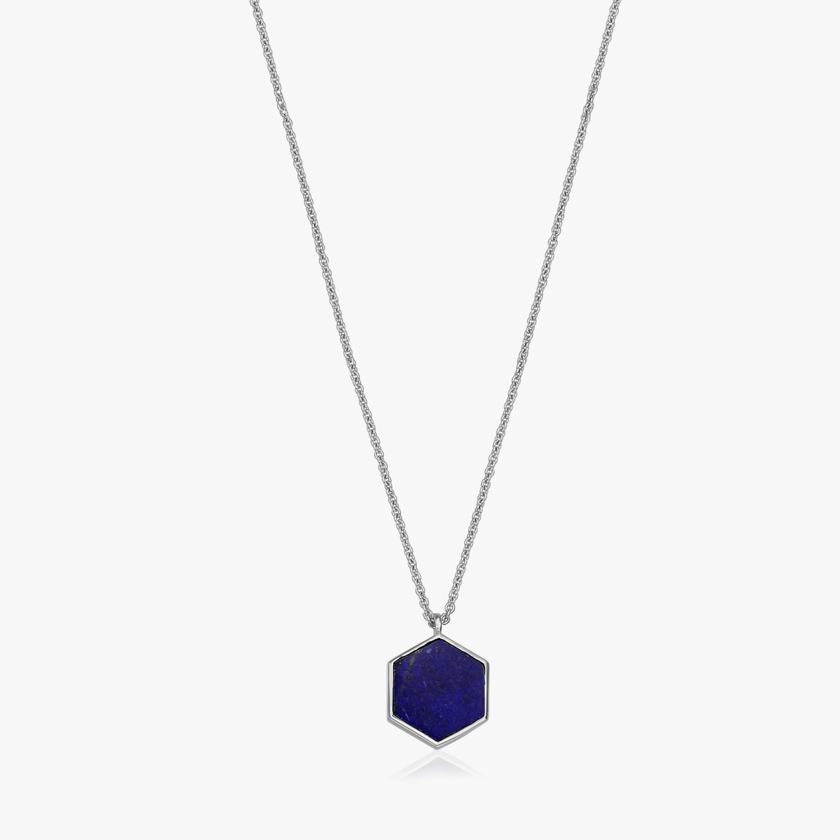 Strieborný náhrdelník Charlotte - Lapis Lazuli - Indira