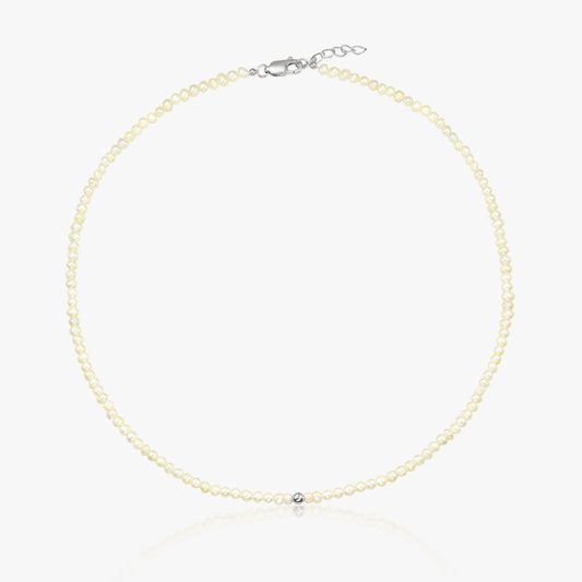 Colier din argint Glamour - Perle Naturale - Indira