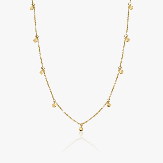Colier din argint Golden Allegra - Indira