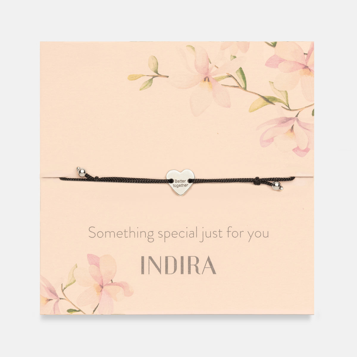 Brățară șnur din argint Better Together - Indira